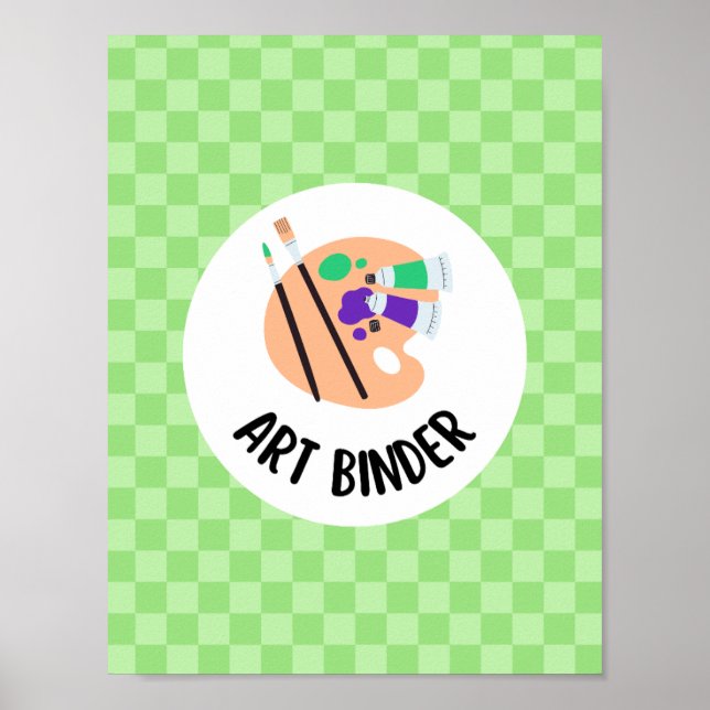 konstbindersinsats - lärarorganisation poster (Framsidan)