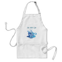 Konstblåkaffe Kopp med snurrande Mönster