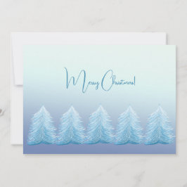 Konstblått Silver Nordiska God jul Julkort