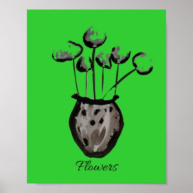 Konstblomma Poster (Framsidan)