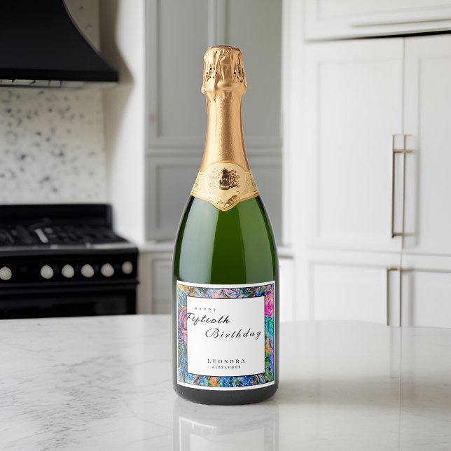 Konstblommor med vattenfärg - Födelsedagsfest (Skapare uppladdad)