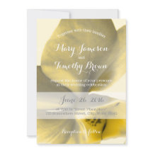 Konstblomning i Gult Tones - Bröllop