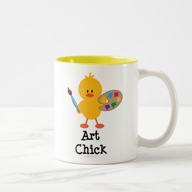Konstchickmugg Två-Tonad Mugg (Höger)