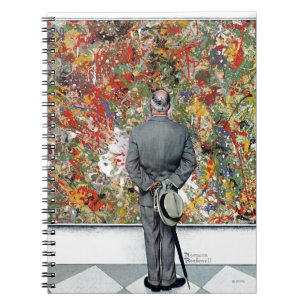 KonstConnoisseur av Norman Rockwell Anteckningsbok Med Spiral