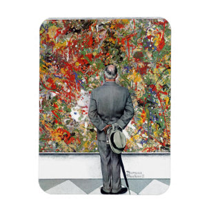 KonstConnoisseur av Norman Rockwell Magnet