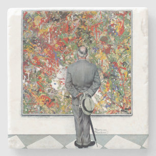 KonstConnoisseur av Norman Rockwell Stenunderlägg