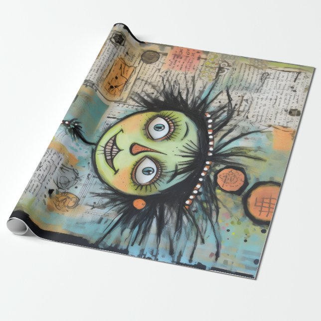 KonstDama 23 Charmerande och slitna Presentpapper (Utrullad)