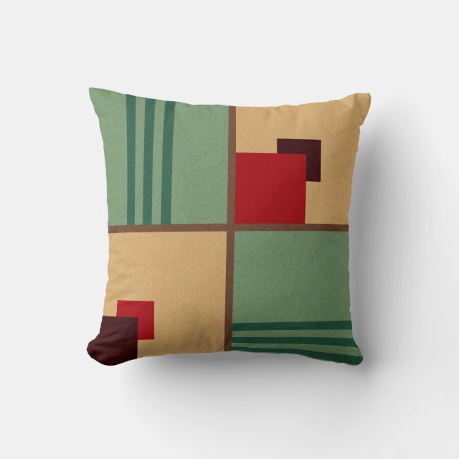 Konstdekodesign från 1930-talet kudde (Framsida)