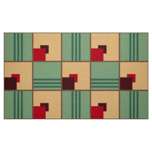 Konstdekodesign från 1930-talet tyg