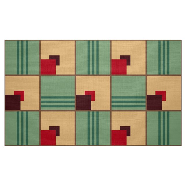 Konstdekodesign från 1930-talet tyg (Fat Quarter)