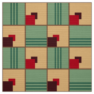 Konstdekodesign från 1930-talet tyg