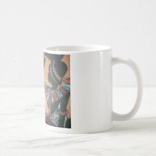 Konstdesign för Mönster i Maasai Tradition and Cul Kaffemugg