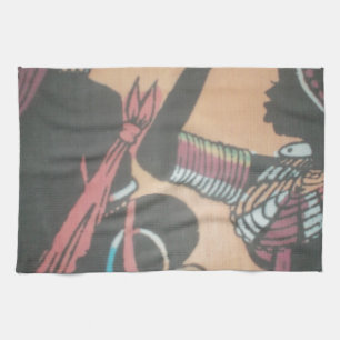 Konstdesign för Mönster i Maasai Tradition and Cul Kökshandduk