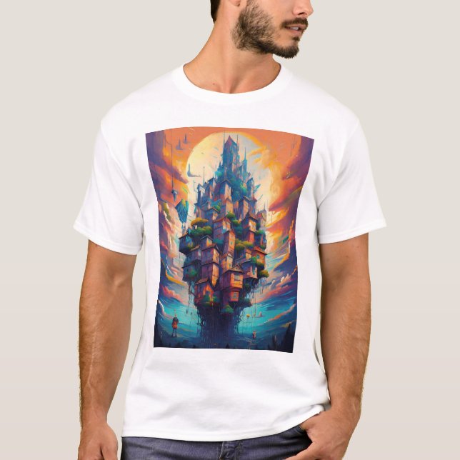 konstdesign t shirt (Framsida)