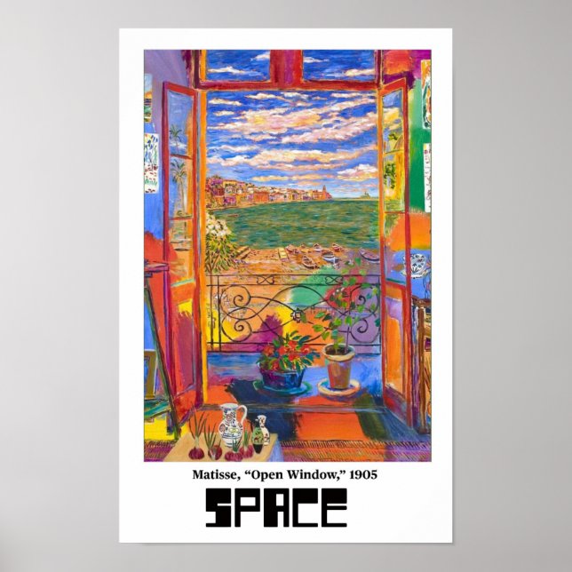 Konstelement - Rymd av Matisse Poster (Framsidan)