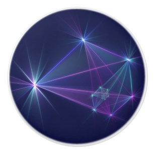 Konstellation, Abstrakt Fantasy Fractal Art Knopp