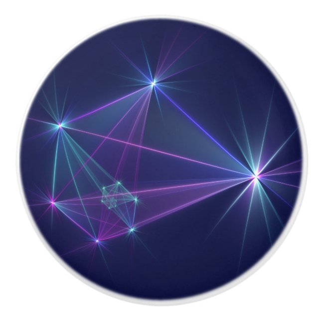 Konstellation, Abstrakt Fantasy Fractal Art Knopp (Framsidan)