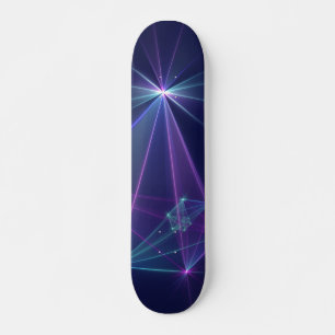 Konstellation, Abstrakt Fantasy Fractal Art Mini Skateboard Bräda 18,5 Cm