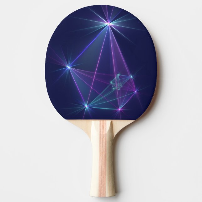 Konstellation, Abstrakt Fantasy Fractal Art Pingisracket (Framsidan)