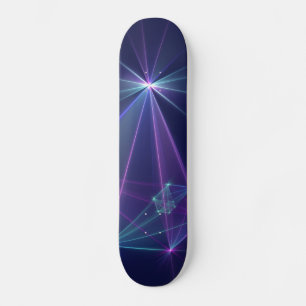 Konstellation, Abstrakt Fantasy Fractal Art Skateb Mini Skateboard Bräda 18,5 Cm