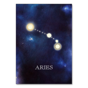 Konstellation   Aries   Bröllop Bordsnummer