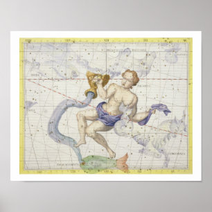 Konstellation av aquariusen, pläterar 9 från poster