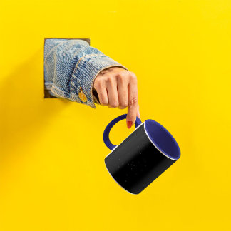 Konstellation av cancer mugg