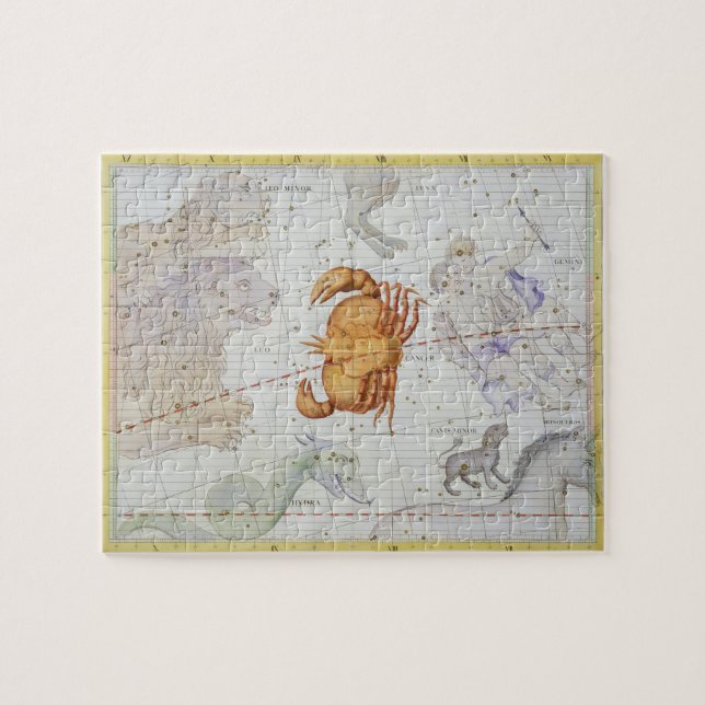 Konstellation av cancer, pläterar 4 från pussel (Horisontell)