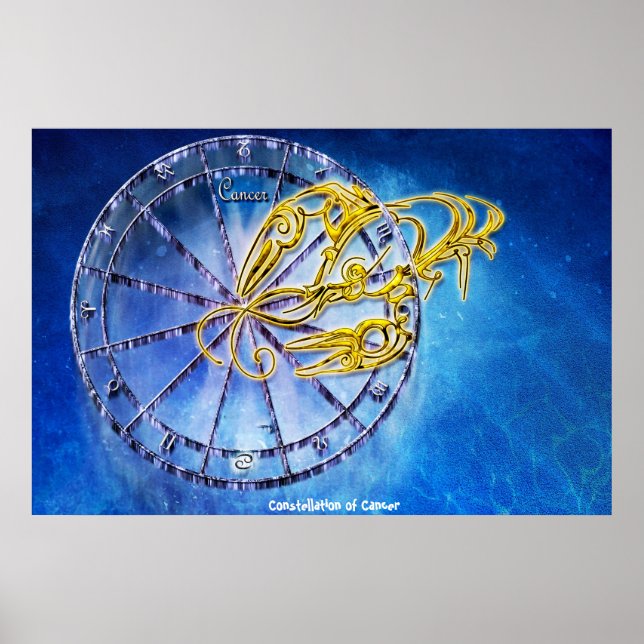 Konstellation av cancer poster (Framsidan)