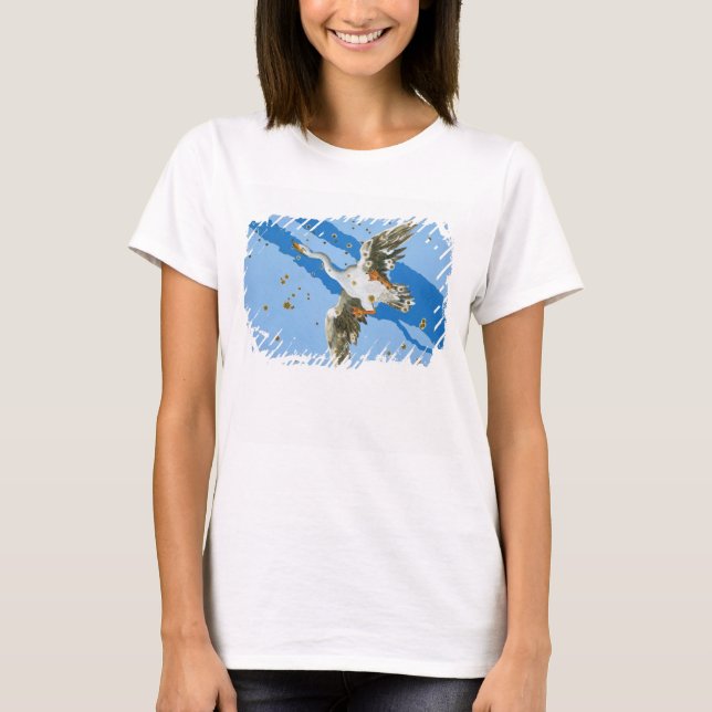 Konstellation av cygnusen, från "Uranometria" Tee Shirt (Framsida)