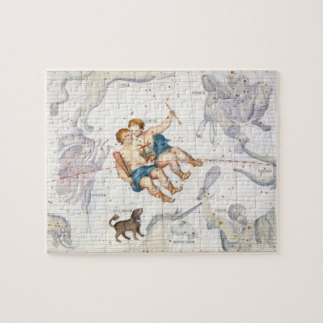 Konstellation av Gemini med Canisminderårigen, Pussel (Horisontell)