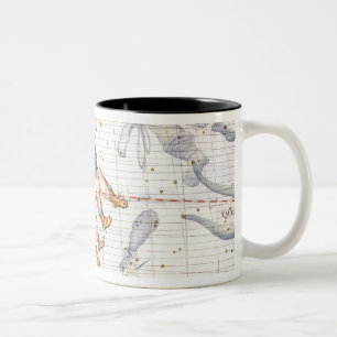 Konstellation av Gemini med Canisminderårigen, Två-Tonad Mugg