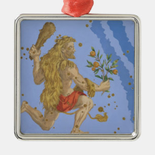Konstellation av Hercules lions fäll, från 'Uran Julgransprydnad Metall