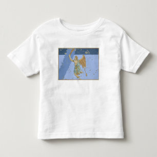 Konstellation av Orion, från "Uranometria" vid Tee