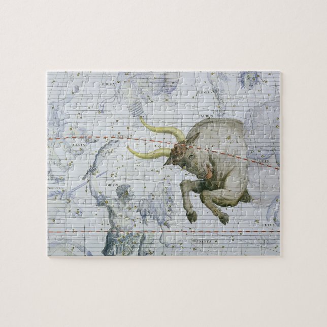 Konstellation av Oxen, pläterar 2 från 'kartboken Pussel (Horisontell)