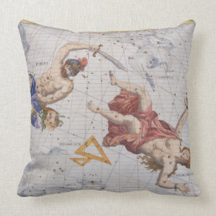 Konstellation av Perseus och andromedaen, från Kudde