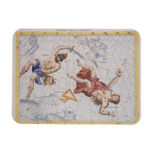 Konstellation av Perseus och andromedaen, från Magnet