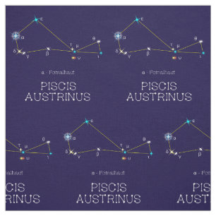 Konstellation av Stars Piscis Austrinus Tyg