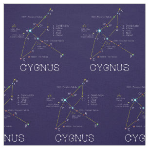 Konstellation av stjärnor Cygnus eller Svan Tyg