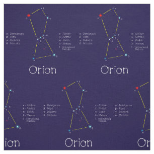 Konstellation av stjärnornas ursprung tyg