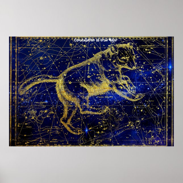 Konstellation av Ursa Major Poster (Framsidan)