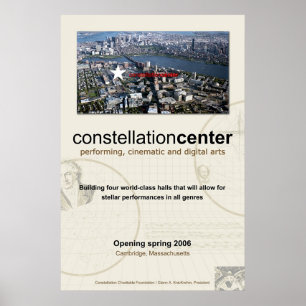 konstellation centrerar 001 poster