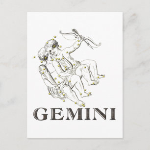 Konstellation: Gemini Vykort