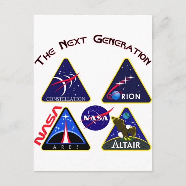 Konstellation: Nästa Generation Vykort (Framsida)