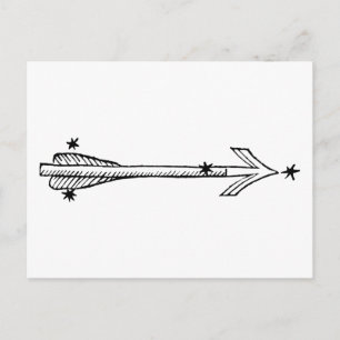 Konstellation: Sagitta Vykort