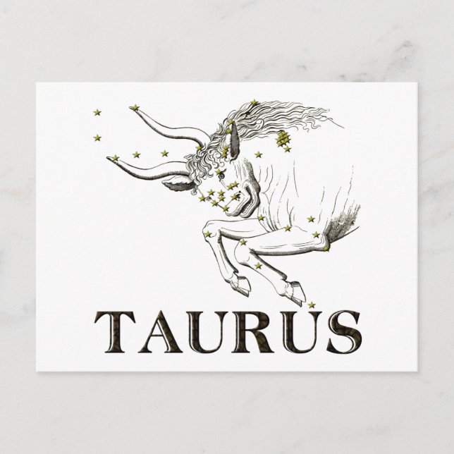 Konstellation: Taurus Vykort (Framsida)