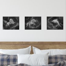 Konstellationer för lejona, Unicorn och Dolphin