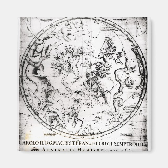 Konstellationer på södra halvklotet magnet (Framsidan)