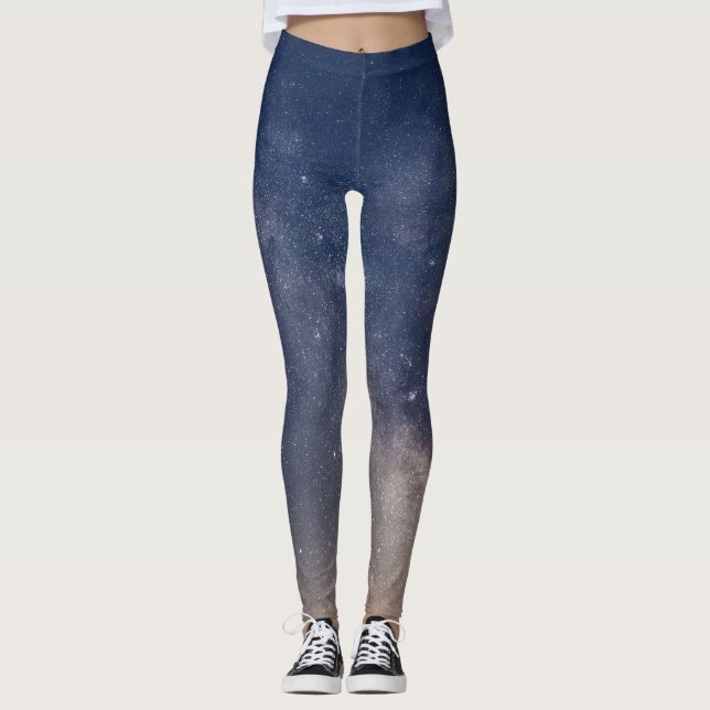 Konstellationer Starry himlar active bära yoga Leggings (Framsida)