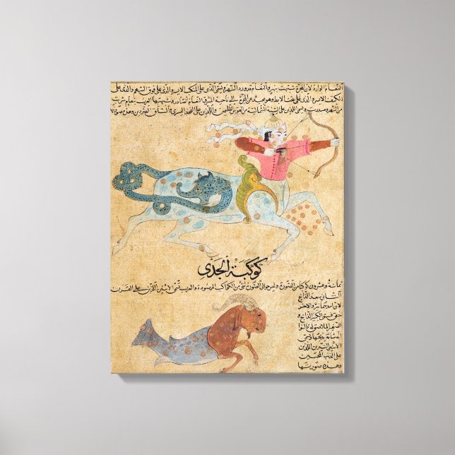 Konstellationerna Sagittarius och Canvastryck (Framsida)